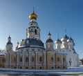 Saint Sophia cathedral and church of Resurrection of Jesus, Vologda Kremlin, Russia Royalty Free Stock Photo