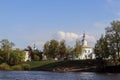 Vologda; top view; Alexander Nevsky Temple Royalty Free Stock Photo