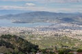 Volos city view from Pelion mount, Greece