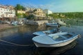 Volosko Small Harbour in Opatija, Croatia Royalty Free Stock Photo