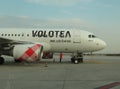 Volotea Airbus A319 parked in Florence Peretola