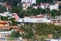 Volotea Boeing 717-200 airplane Skiathos Airport in Greece