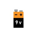 9 volt bettery icon