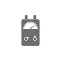 Voltage Ampere Meter tester icon. Simple element illustration. Voltage Ampere Meter tester symbol design template. Can be used for