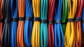 voltage electrical cable Royalty Free Stock Photo