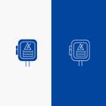 Voltage, Energy, Power, Transformer Line and Glyph Solid icon Blue banner Line and Glyph Solid icon Blue banner