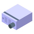 Voltage regulator box icon, isometric style Royalty Free Stock Photo