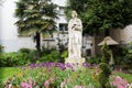Voltaire's Statue in garden HonorÃÂ© Champion, Paris Royalty Free Stock Photo