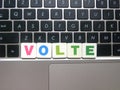 VOLTE Royalty Free Stock Photo