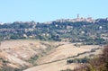 Volterra and the balze landscape, Tuscany, Italy Royalty Free Stock Photo