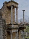 Volterra, roman theatre ruins Royalty Free Stock Photo