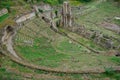 Volterra Roman theatre ruins, Italy Royalty Free Stock Photo