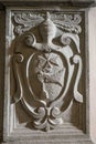 VOLTERRA, TUSCANY - MAY 21, 2017 - Church of Saint Francis, detail of interior Royalty Free Stock Photo