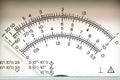 Voltmeter close-up Royalty Free Stock Photo