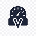 Voltmeter transparent icon. Voltmeter symbol design from Science