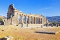 Volubilis - Roman basilica ruins in Morocco, North Africa