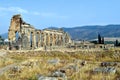 Volubilis - Roman basilica ruins in Morocco, North Africa