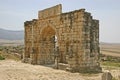 Volubilis, the triumphal arch Royalty Free Stock Photo