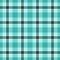 Volume background fabric seamless, customize check pattern vector. Vogue textile plaid texture tartan in teal and light colors