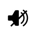Volume icon Off Web design new modern one from set Royalty Free Stock Photo