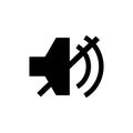 Volume icon off Web design new modern one from set Royalty Free Stock Photo