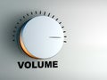 Volume knob Royalty Free Stock Photo