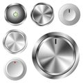 Volume knob set Royalty Free Stock Photo