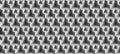 Volume realistic vector cubes texture, gray geometric seamless tiles pattern, design background for you projects