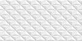 Volume realistic vector light texture, geometric seamless tiles pattern, design white background for you projects
