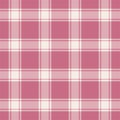 Volume seamless tartan background, tweed pattern check plaid. Nostalgia fabric textile vector texture in light and red colors Royalty Free Stock Photo