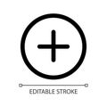 Volume up white linear ui icon Royalty Free Stock Photo