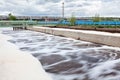 Volumes for oxygen aeration in wastewater treatment plant