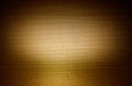 Volumetric cloud of light on a golden color background Royalty Free Stock Photo