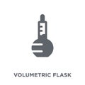 Volumetric flask icon from Science collection. Royalty Free Stock Photo