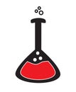 Volumetric flask icon vector Royalty Free Stock Photo