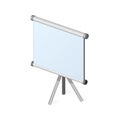 Volumetric projection screen or painting canvas icon for personal computer