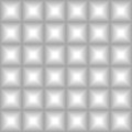 Volumetric, three-dimensional grayscale seamless texture rhombus rectangular shape