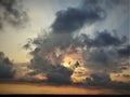 Majestic cloud formation during sunrise from Toa Payoh, Singapore