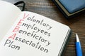 Voluntary Employees Beneficiary Association Plan VEBA is shown on the photo