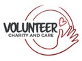 Volunteer charity and care, activism and kindness