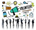 Volunteer Charity and Relief Work Donation Help Concept Royalty Free Stock Photo