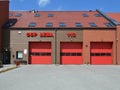 Volunteer Fire Department building. Leba, Poland