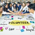 Volunteer Help Donation Hope Kindness Concept Royalty Free Stock Photo