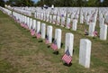 Memorial Dat Cape Canaveral National Cemetery Royalty Free Stock Photo