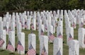 Memorial Day Cape Canaveral National Cemetery Royalty Free Stock Photo