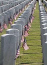 Memorial Day at Cape Canaveral National Cemetery Royalty Free Stock Photo