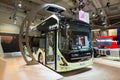 Volvo 7900 electric hybrid city bus Royalty Free Stock Photo