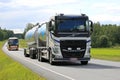 Volvo FH Milk Tank Truck on Summer Road