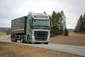 Volvo FH 500 Semi Truck with Globetrotter Cab on the Road