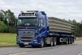 Volvo FH16 Semi Truck Hauls Concrete